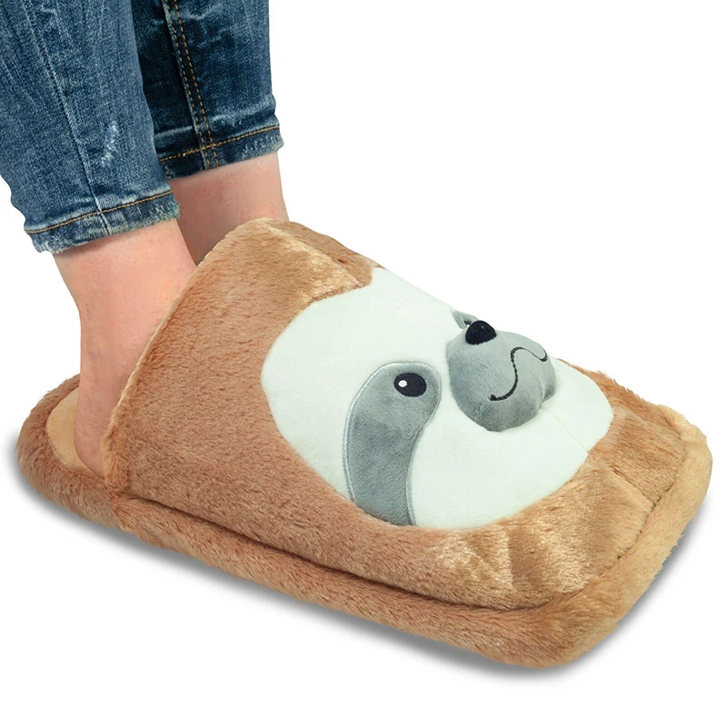 cute sloth wearable hot water bag foot warmer rubber hot water bottle keeping warm for feet