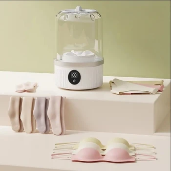 Mini Washing Machine Portable Wireless Small Device for Cleaning Underwear and Socks Household Washing Machine