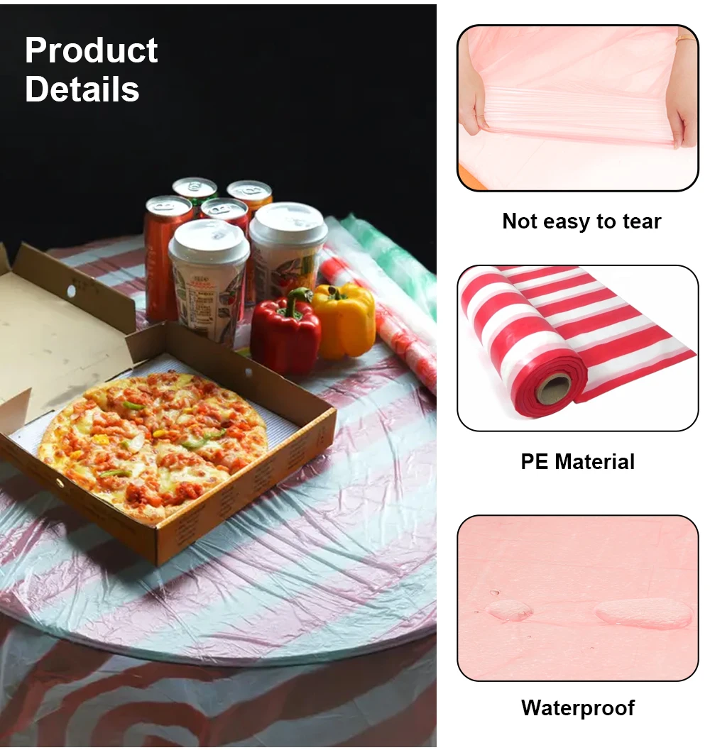 Customized Colorful Waterproof Disposable Heavy Duty Rectangle Plastic ...
