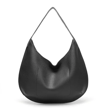 Hot Sale bag female vintage style tote bag handbag pu Leather Gray Large Hobo Purse and Handbags