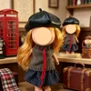 Conjunto de Colegiala Times + Sombrero Octogonal de Cuero - Sin Muñecas