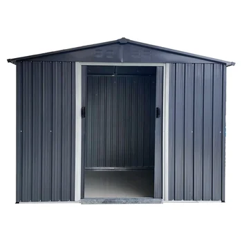 Outdoor storage shed metal garden portable mobile homes galvanized steel shed