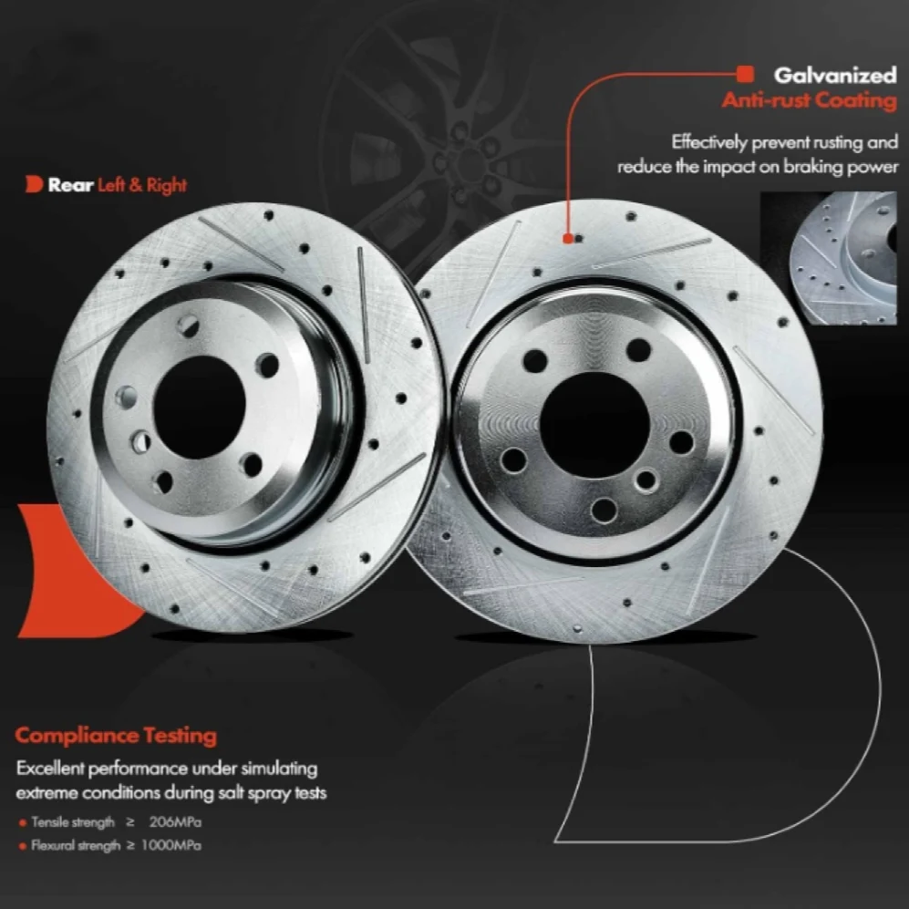 High-Tech Carbon Fiber Disc Brake Wheel 135mm for Toyota for Corolla Ferari Elite Carbon Fiber Brake Rotor Disc