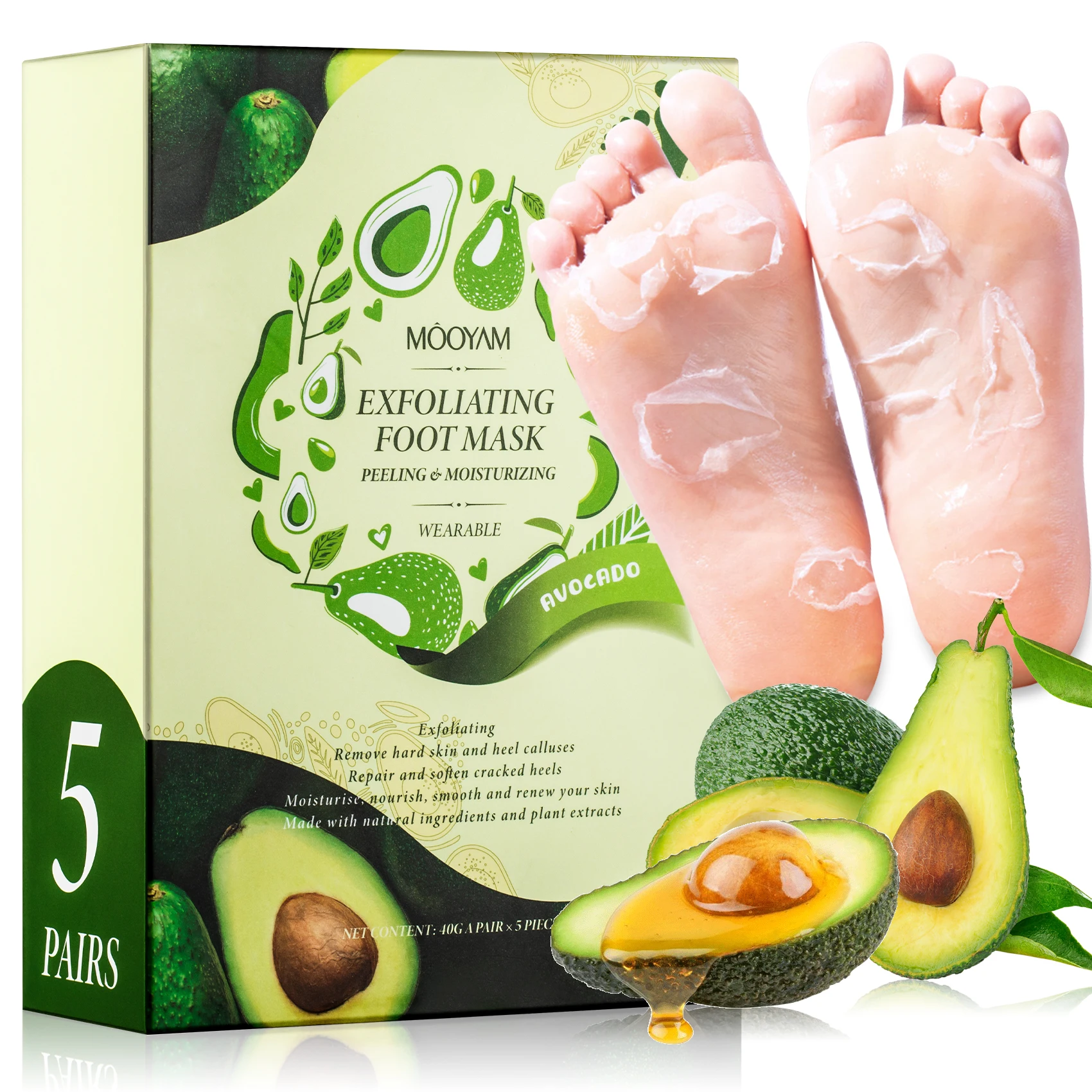 Natural Strength Dry Skin Remover Soft Feet Sheet Exfoliation Foot Mask -  China Exfoliation Foot Mask and Foot Mask price