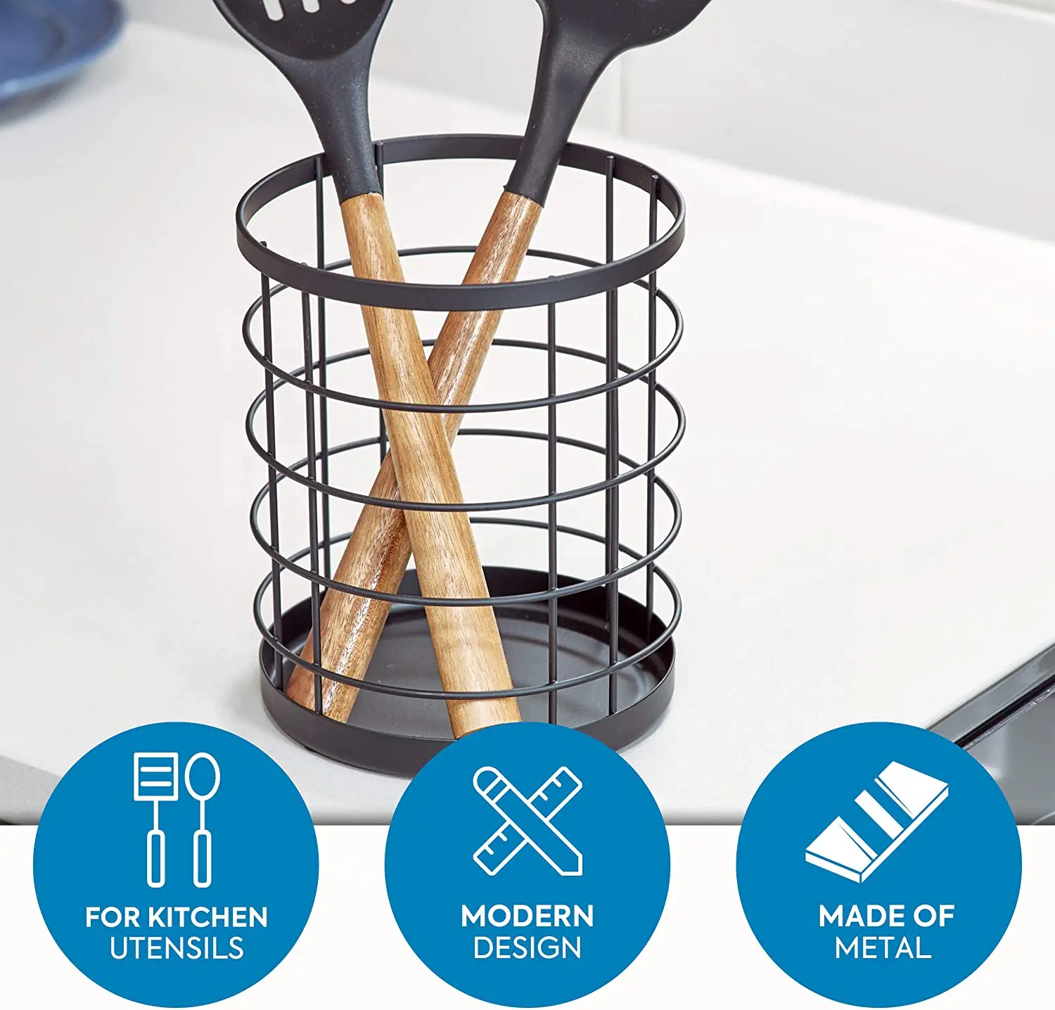 Modern Kitchen Countertop Utensil Holder Round Countertop Organizer For Kitchen Buy Kitchen 6134