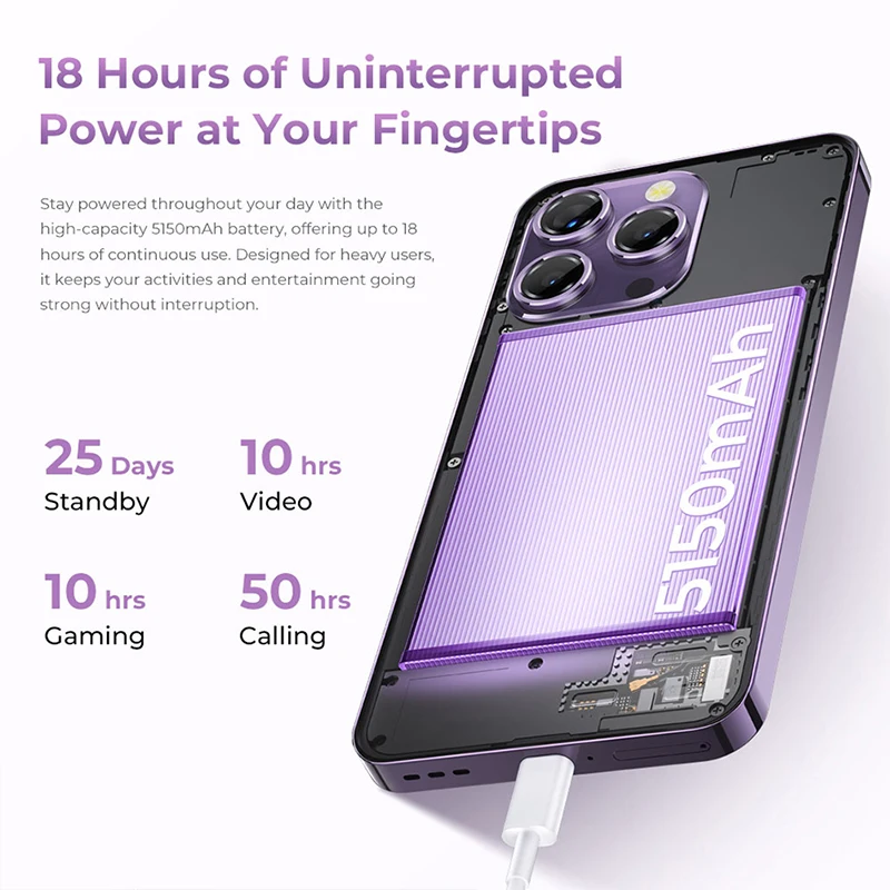 OUKITEL P1 Smartphone - 6.7'' AMOLED, 8GB RAM, 50MP Camera