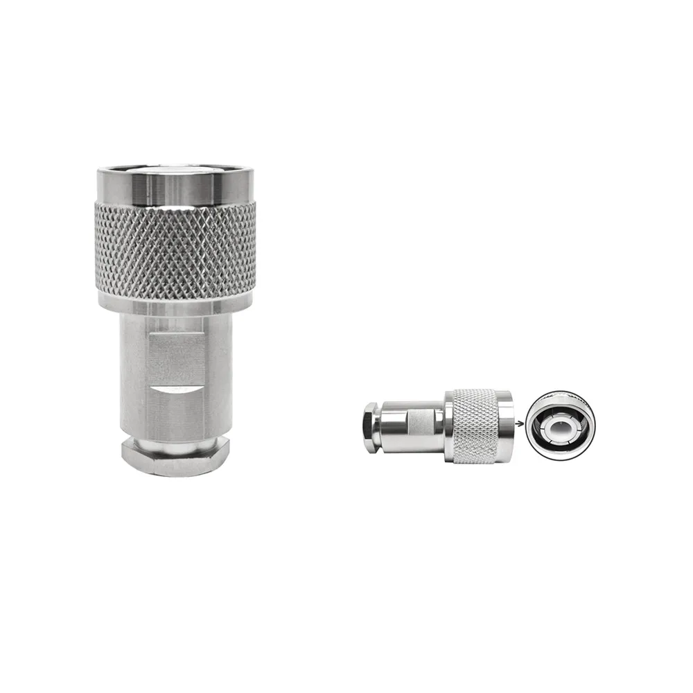 Factory Directly HN Male Plug Rf Coaxial Connecteur Macho Coax Connector Converter for  RG58 RG142 Coaxial Cable