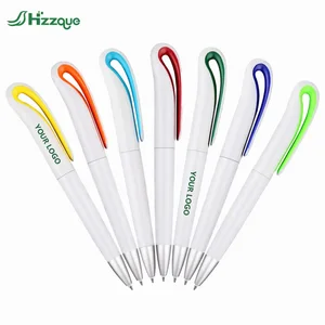 High Quality Custom PVC Ballpoint Pen Promotional Wholesale Colorful White Executive Design with Logo Print
