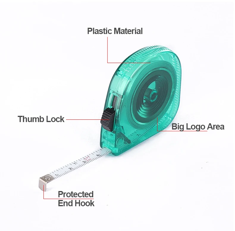 Factory Wholesale Cusatomized Logo Mini Tape Measure For Gift Promotion