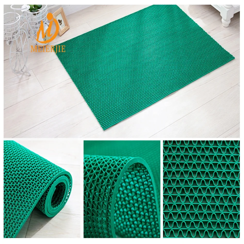 Использование в ванной ПВХ Противоскользящий коврик рулон