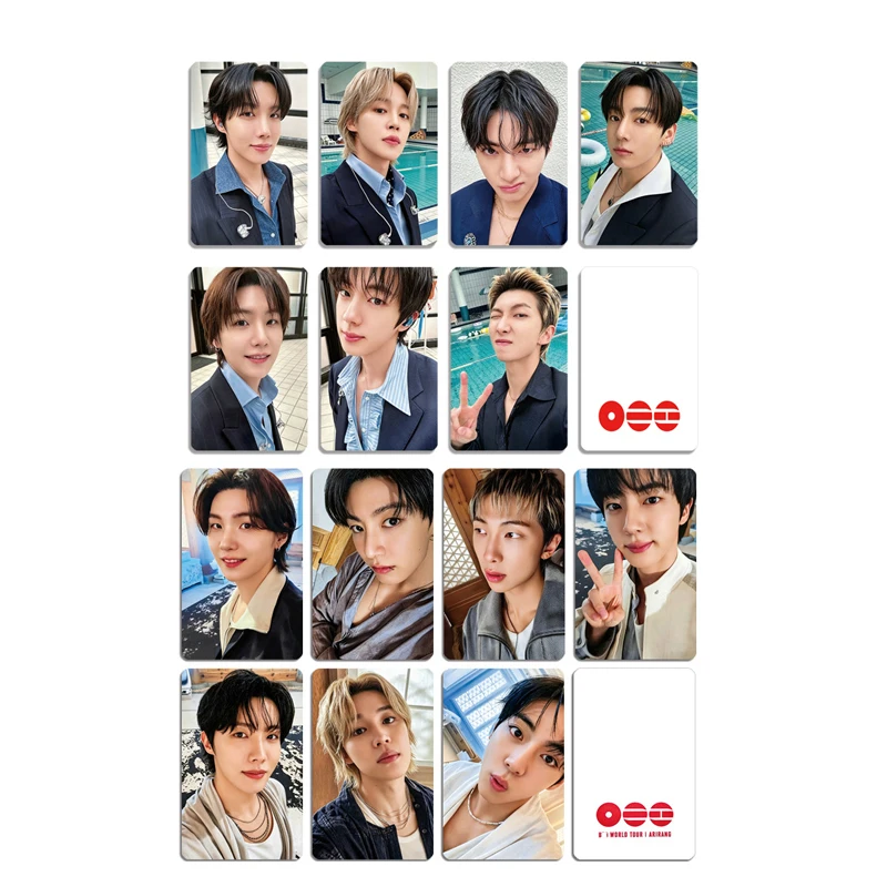7Pcs/Set Kpop JUNGKOOK SUGA V ARIRANG World Tour Selfie Photocards