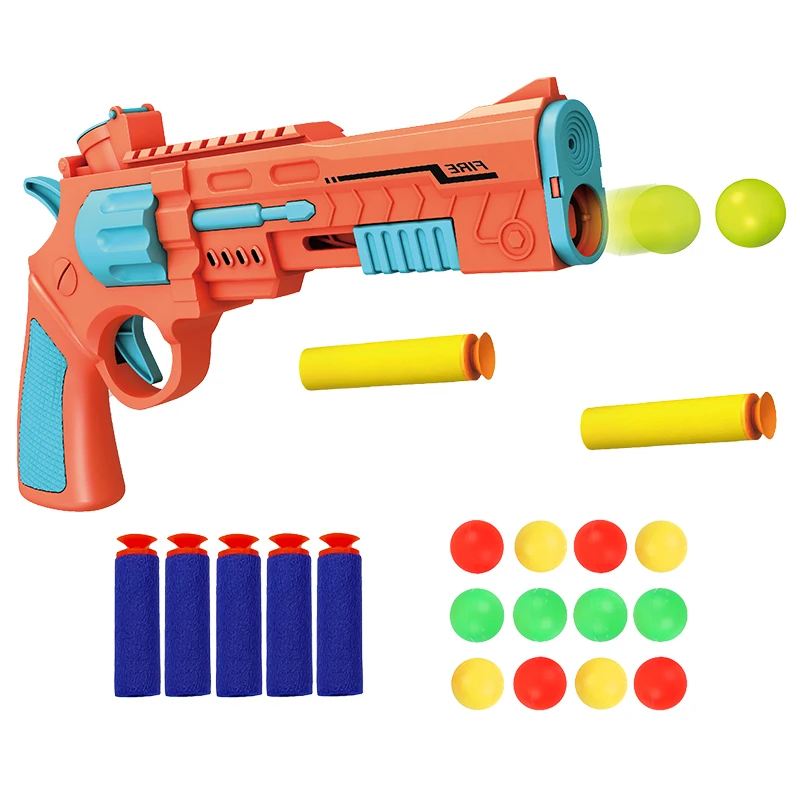 2in1 Safety Shooting Soft Kids Eva Foam Bullet Gun Toy With Bullet ...