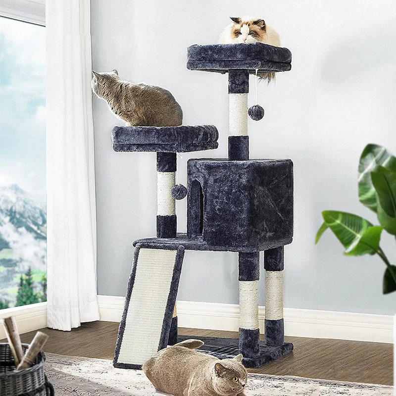 Best Seller Cat Climber Tower Sisal Material Cat Tree Tower For