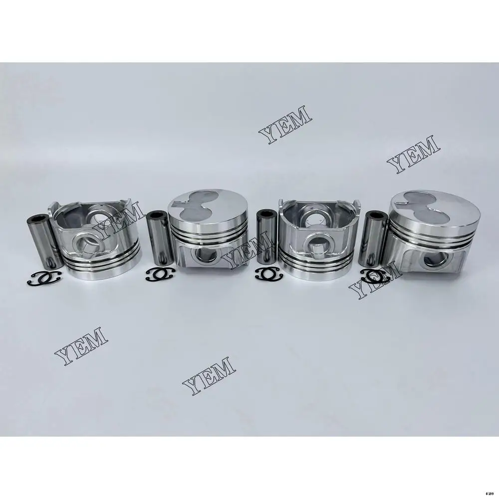 Engine Piston Kit With Piston Pin 290-8456 444-7907 231-3885 115017621 Fit for Perkins 403D-11 Engine Rebuild Aftermarket Parts