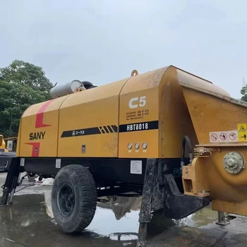 China Good Price Used Sany Stationary Trailer Concrete Pump for Sale