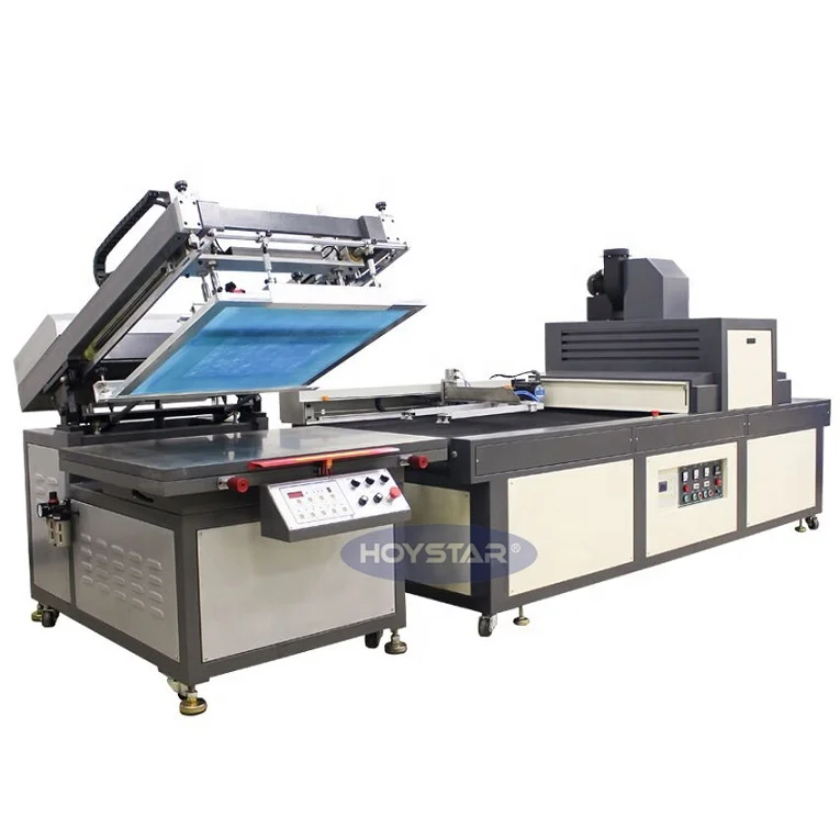 paper 3/4 auto screen printing machine with uv dryer