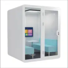 Easy to install and high quality sound proof small booth For public use