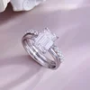 Anello con Pavé di Smeraldi