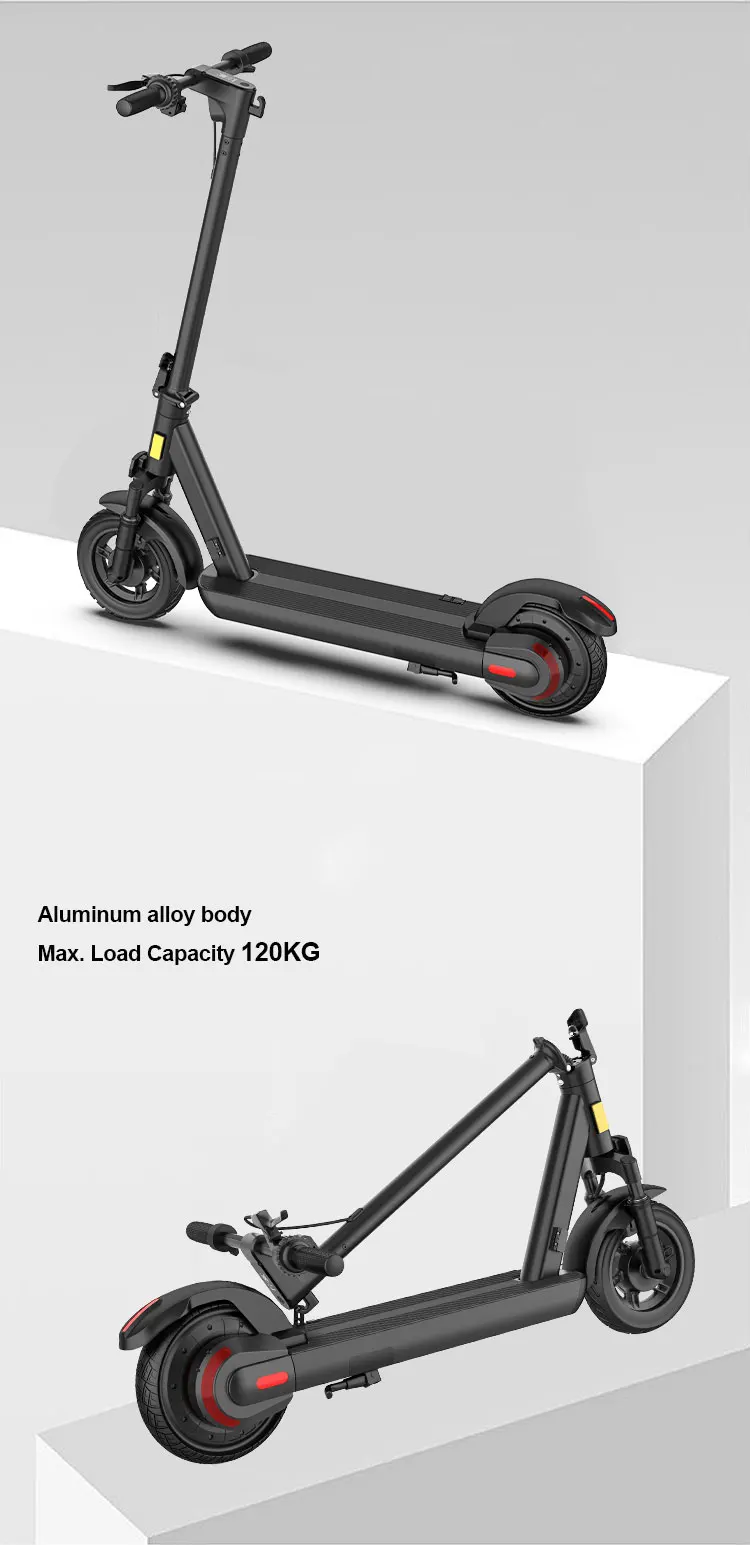Kuickwheel Brand Electric Scooter Front And Rear Oil Disc Brakes 500w