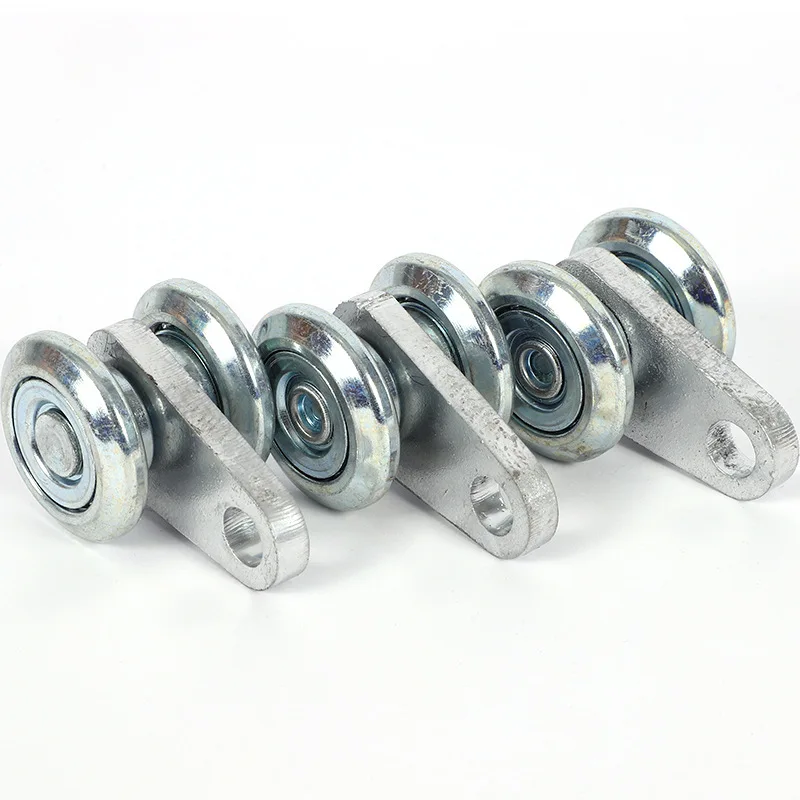Two-Wheeled Sliding Gate Roller Lifting Ring Wheel for Greenhouse & Agricultural Pulley Solid Wheel Door & Window Roller