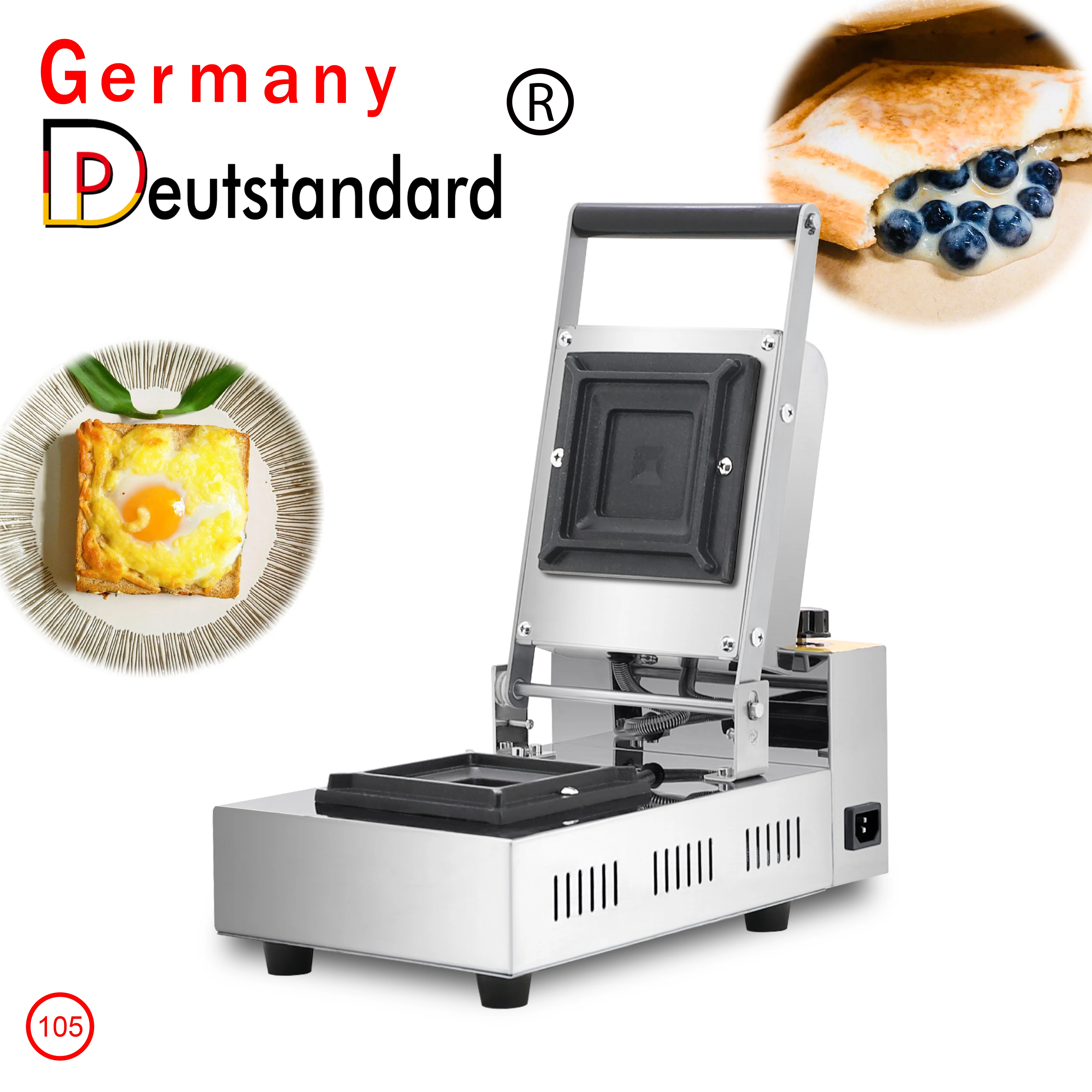 Snack Machine Popular ufo Burger Maker Machine Toaster Gelato Panini Press Toaster Sandwich