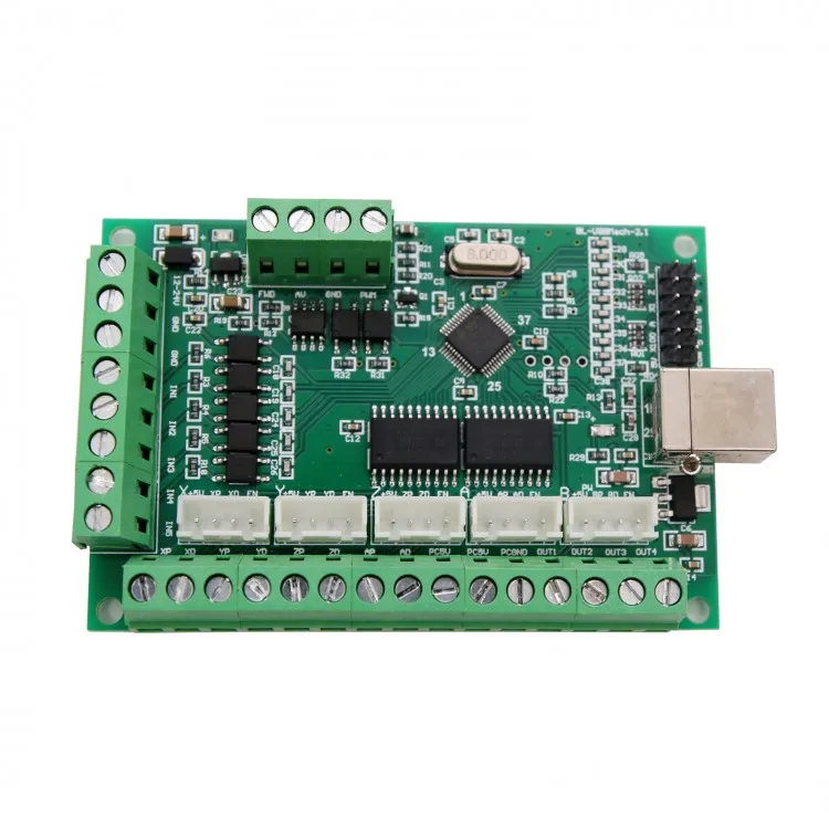 Kent tøve strop Wholesale MACH3 CNC Breakout Board USB 100KHz 5-Axis Interface Driver  Motion Controller From m.alibaba.com