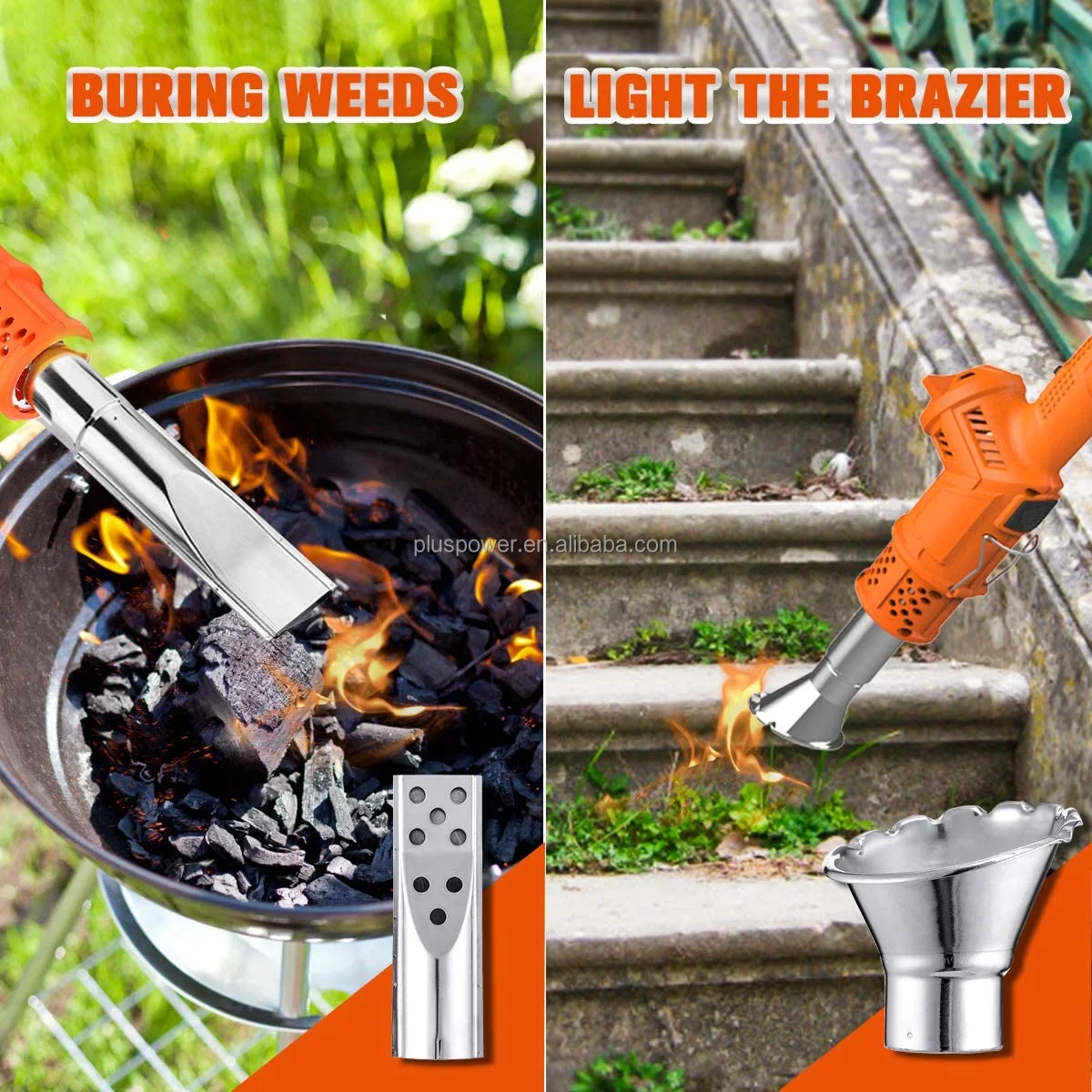 2000w 3 In 1 Multifunction Electric Weed Burner Killer Weedkiller