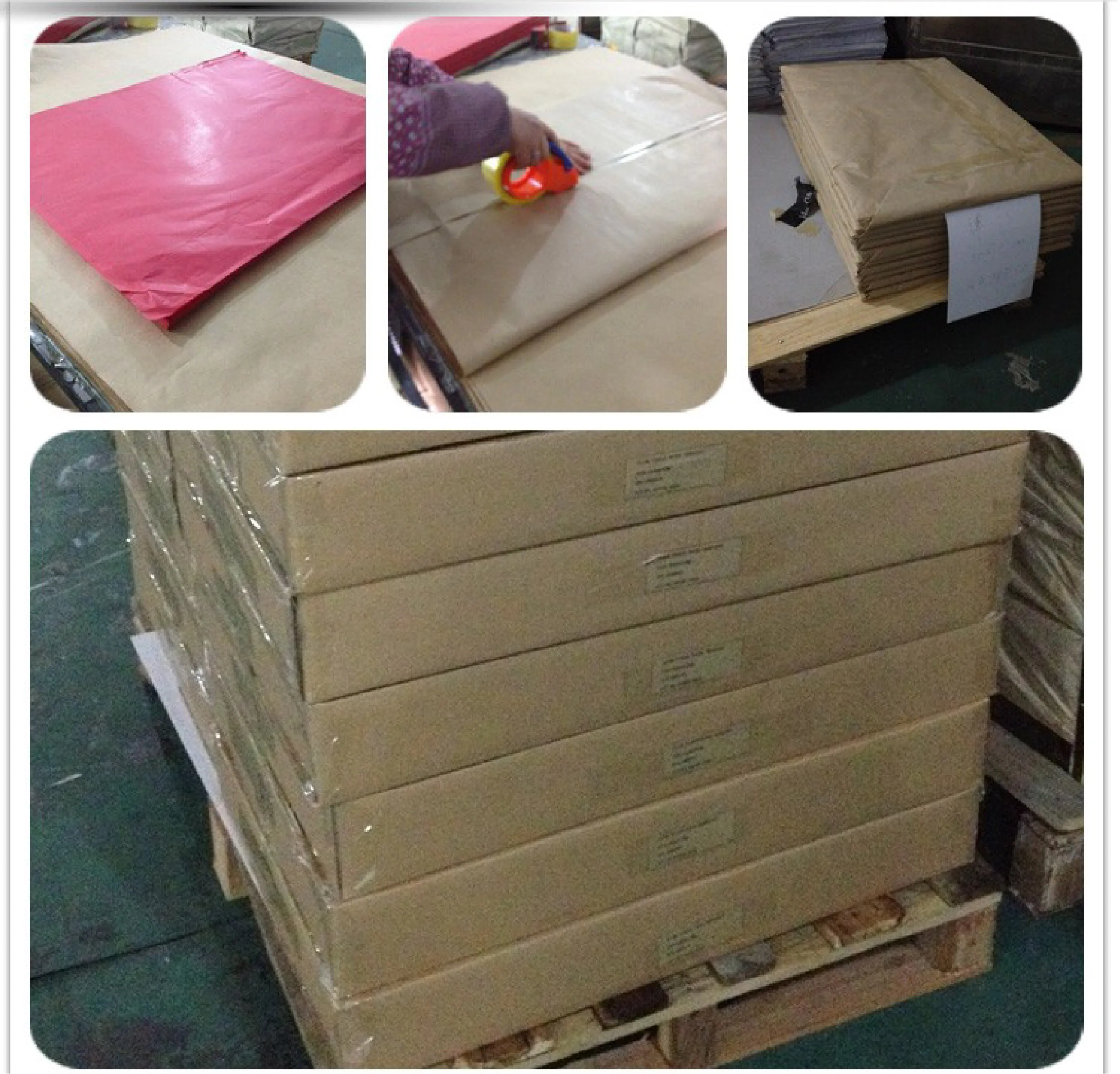 Colorful Wrapping Paper Company Brand Logo Printed Shopping Package