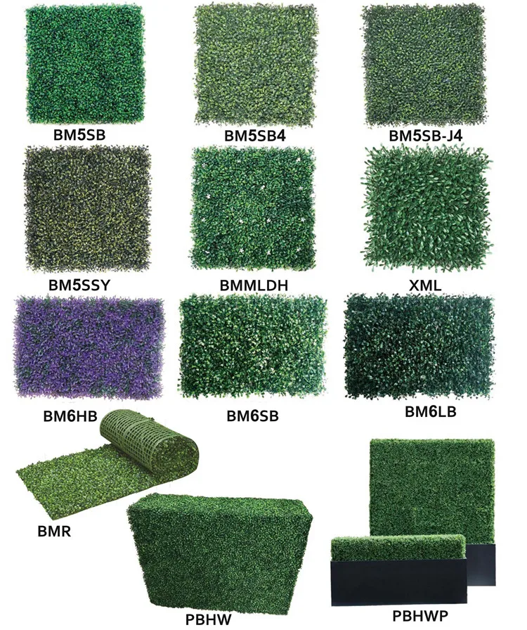 1*3m Plastic Greenery Fence Panels Boxwood Mat Roll Artificial Hedge