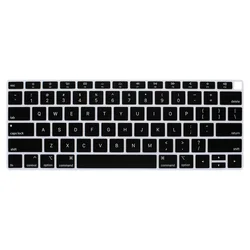 Однотонный Мягкий силиконовый чехол для клавиатуры macbook Air 13 3 2018 A1932 английская американская