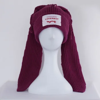 Chapéu Balaclava, Engraçado, Com Orelhas De Coelho, Gorro, À