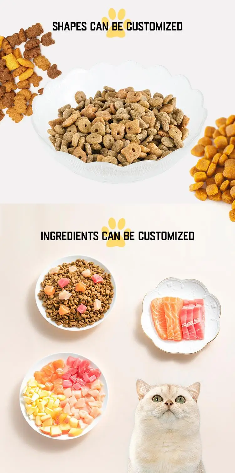 China Manufacturer Private Label Pure Natural Organic Cat Food High