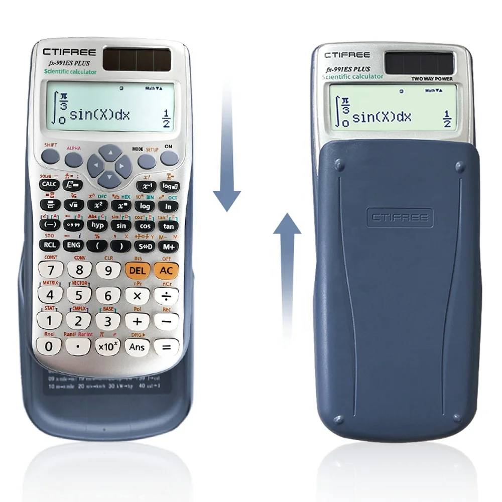 High Quality FX-991ES PLUS Scientific Calculator for High School Students  ABS Plastic Material Green PCB Power Source Battery