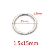 Silver-1.5*15mm (approximately 1.07g each)