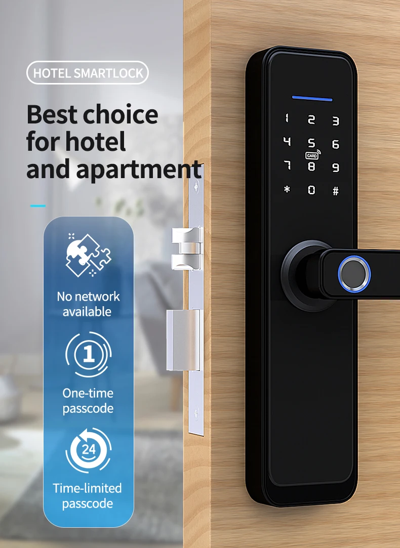 UEMON Smart Home Tuya App Smart Security Door Lock TTlock App Remote Control Door Locks