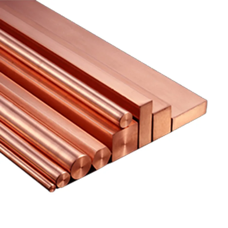 Manufacturer High Quality Copper Rod Pure Copper Brass Rod Round Flat