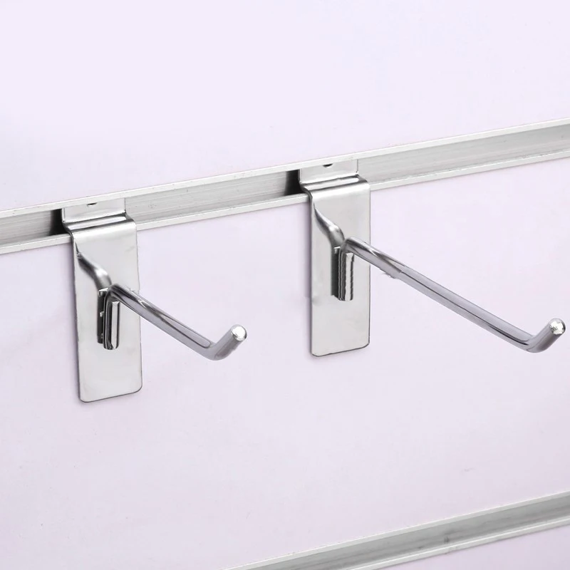 Factory Retail Usage Display Security Metal Iron Wire Hook Fit Slatwall