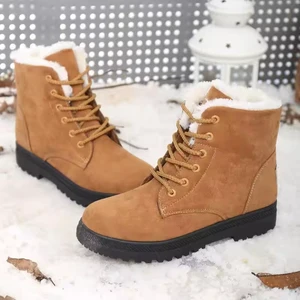 Winter Women Snow Boots Heels Keep Warm Fur Plush Insole Ankle Boots for Women Shoes Shoes Woman Fashion Sneakers