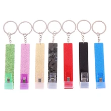 High Quality Acrylic Card Grabber Keychain Atm Card Grabber Plastic Clip For Long Nails Key Chains With Manufacturer Price