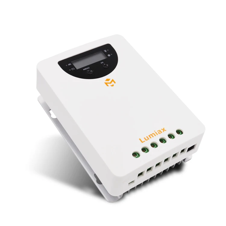 Lumiax MC4010/BT MPPT 40A 12V/24V Charge Controller for Solar System with LCD Display LED Indicators RS485/Bluetooth