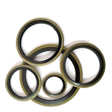 High-quality bonded sealing combination gasket fkm combination washer rubber gasket spiral wound gasket