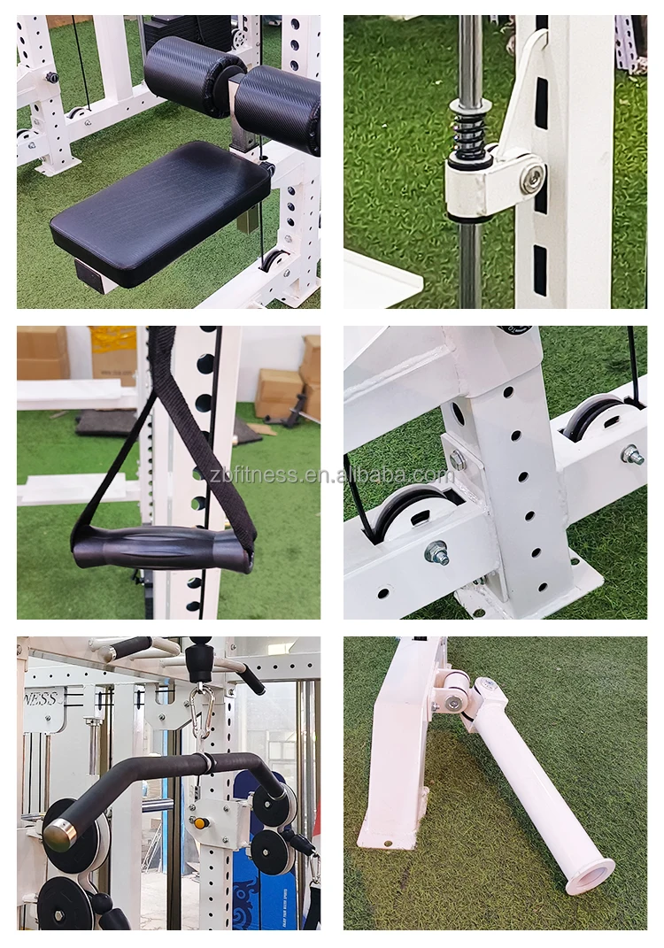 Many Types Hot Sale Commercial Gym Fitness Equipment Power Squat Multi Functional Rack Smith Machine
