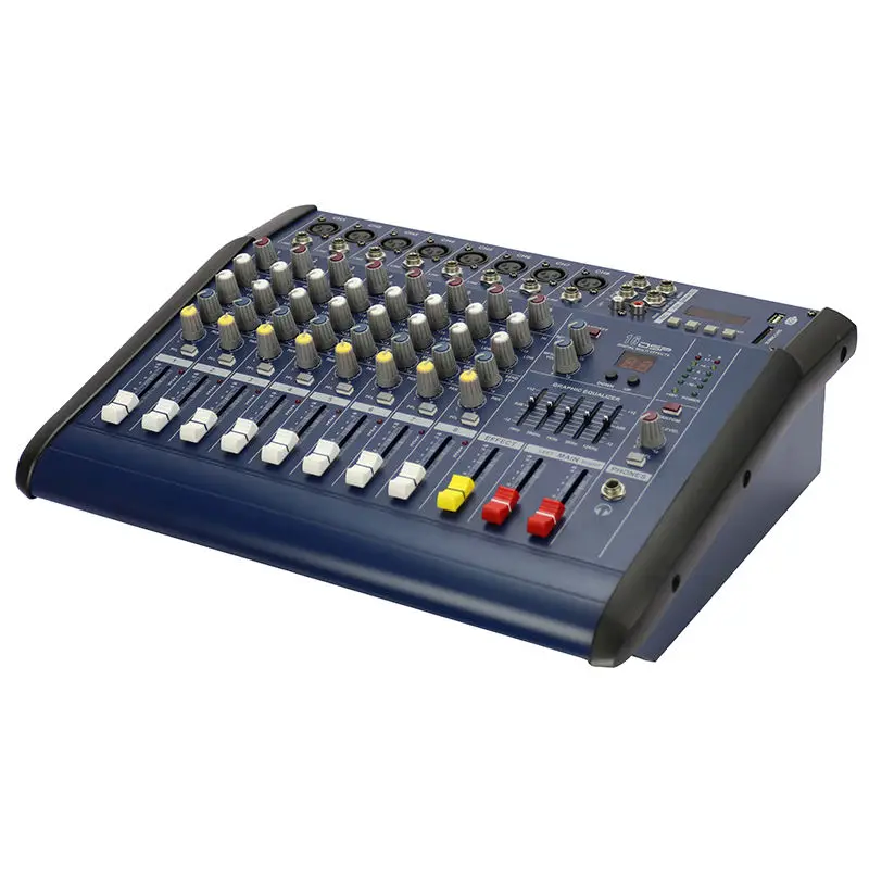 PMX-802D 8-Channel USB Audio Mixer - Professional Stage Sound