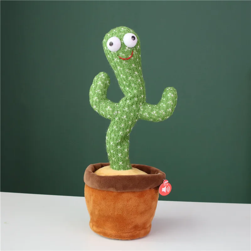 cute dancing and talking cactus toy