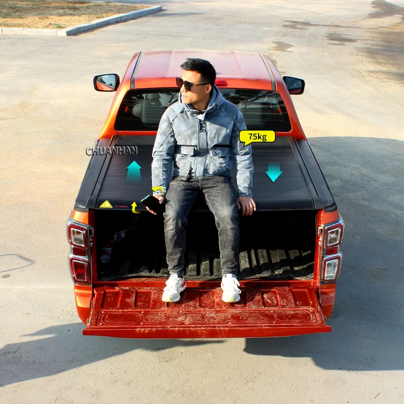 Aluminum Hard Retractable Pickup Truck Bed Cover Ford Maverick Electric