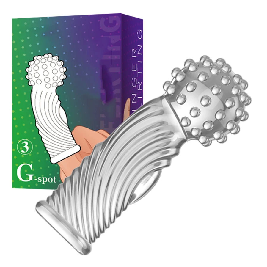 Female Masturbator Reusable Large Finger Extension Silicon Silicone Finger Sleeve Sex Toys for Couple Women Female Masturbator Reusable Large Finger Extension Silicon Silicone Finger Sleeve Sex Toys for Couple Women