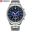 Silver Case Blue Dial