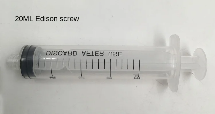 Large caliber glue dispensing injection syringe oil extraction feeder ink dispensing transparent syringe_9