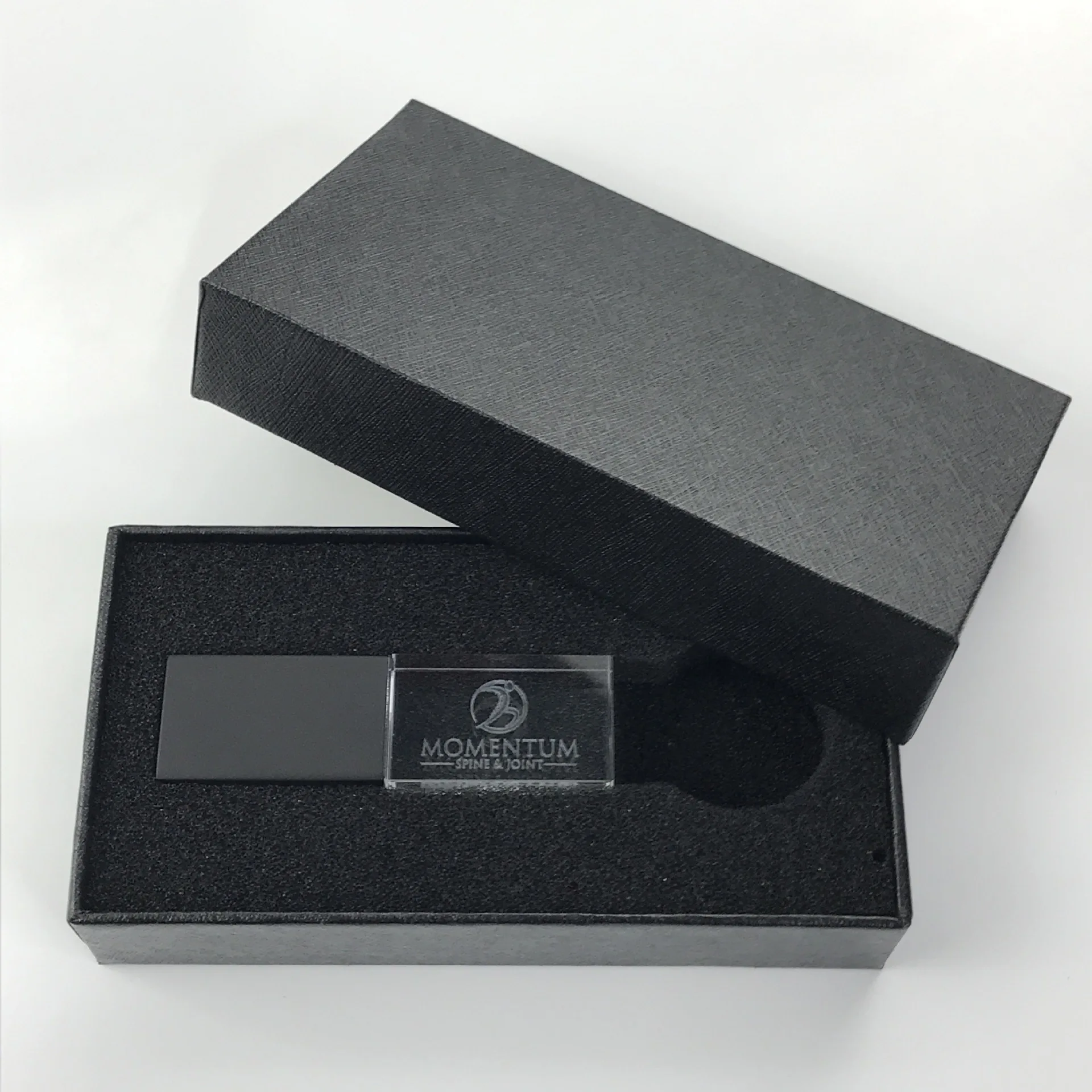 Mini Crystal Acrylic Light Up Usb Flash Drive Glass With Custom Logo