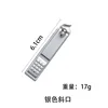 Silver small slanted mouth